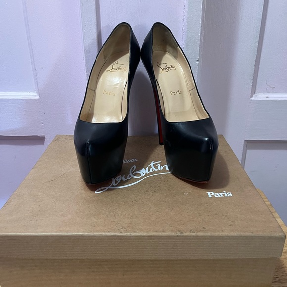christian louboutin daffodile platform high heels - size 37.5 - Picture 5 of 7
